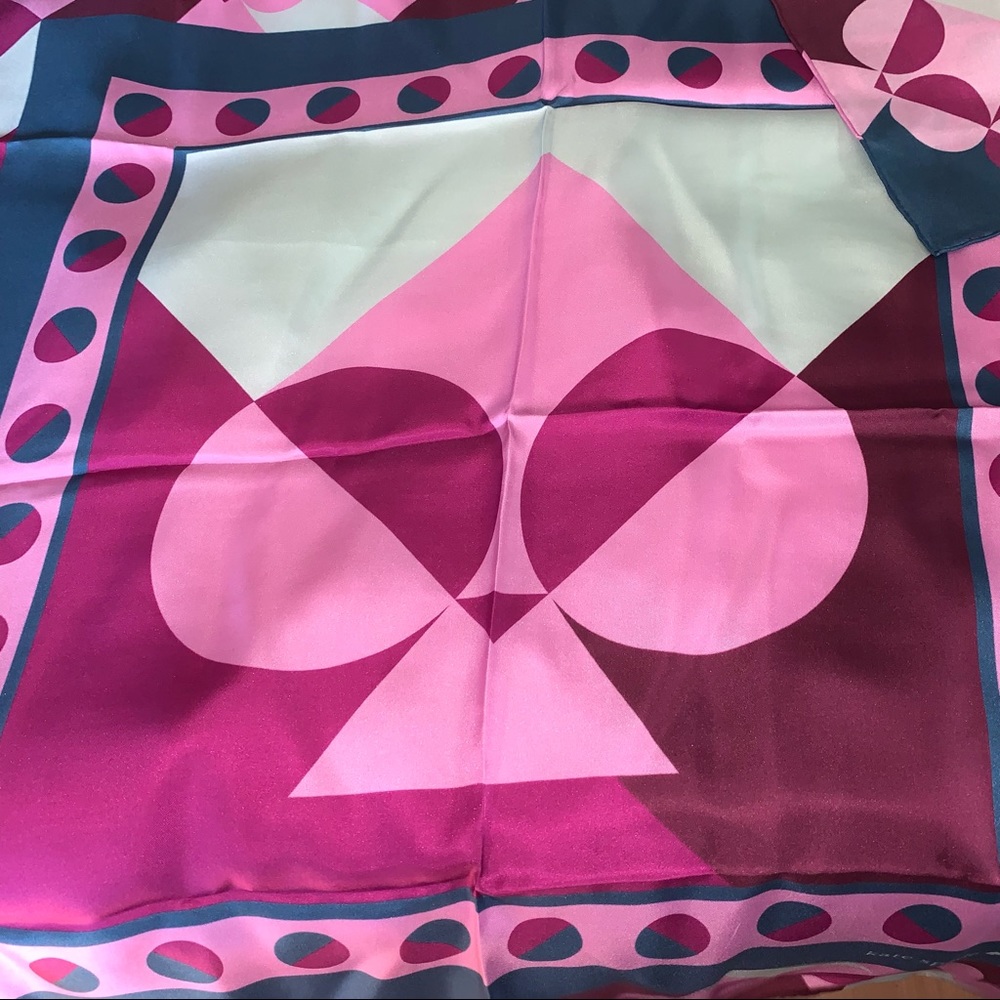 Kate spade silk square scarf